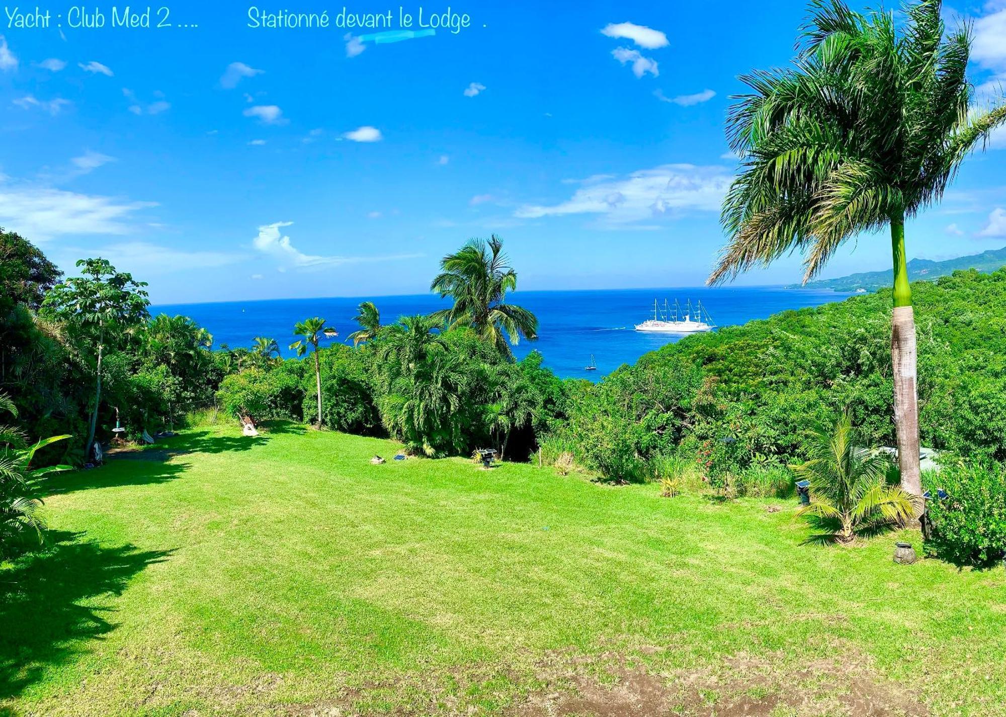 Lodge Colibris Piscine Privee Vue Panoramique Mer Et Montagne Pelee , 500 M Plage Dans Un Parc , Calme Assure Ideal Pour Decouvrir Le Nord Caraibes Le Carbet Zewnętrze zdjęcie
